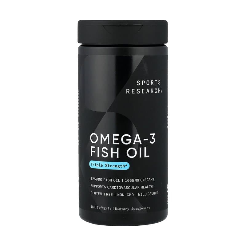 Sports Research Sports Research, Omega-3 Fish Oil, 180 Softgels