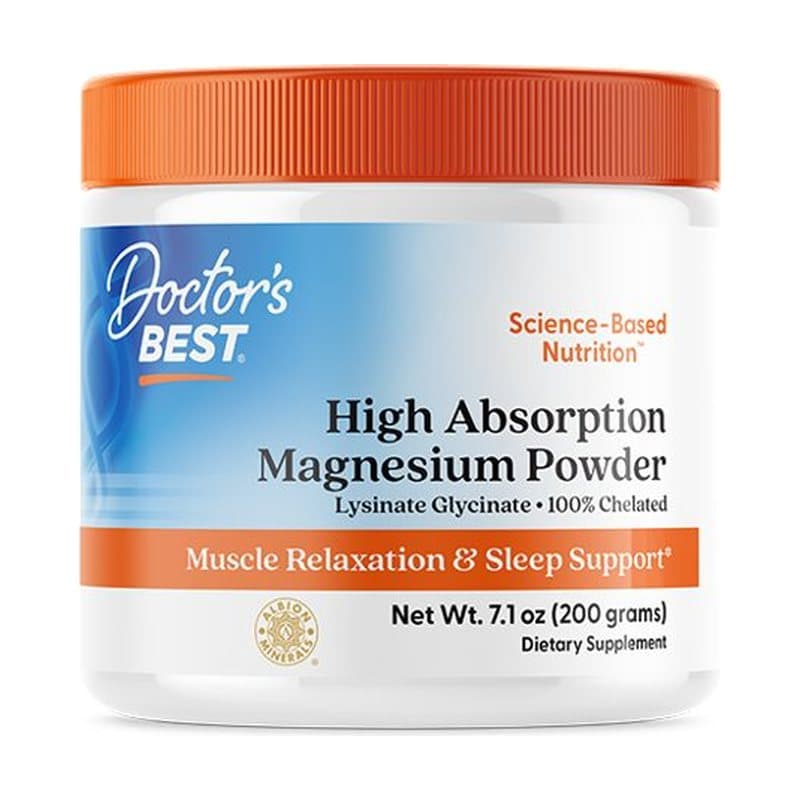 Doctor's Best High Absorption Magnesium Powder, 7.1 oz (200 g)