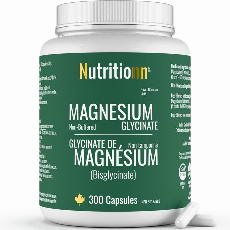 Nutritionn Magnesium Glycinate (300 Capsules)
