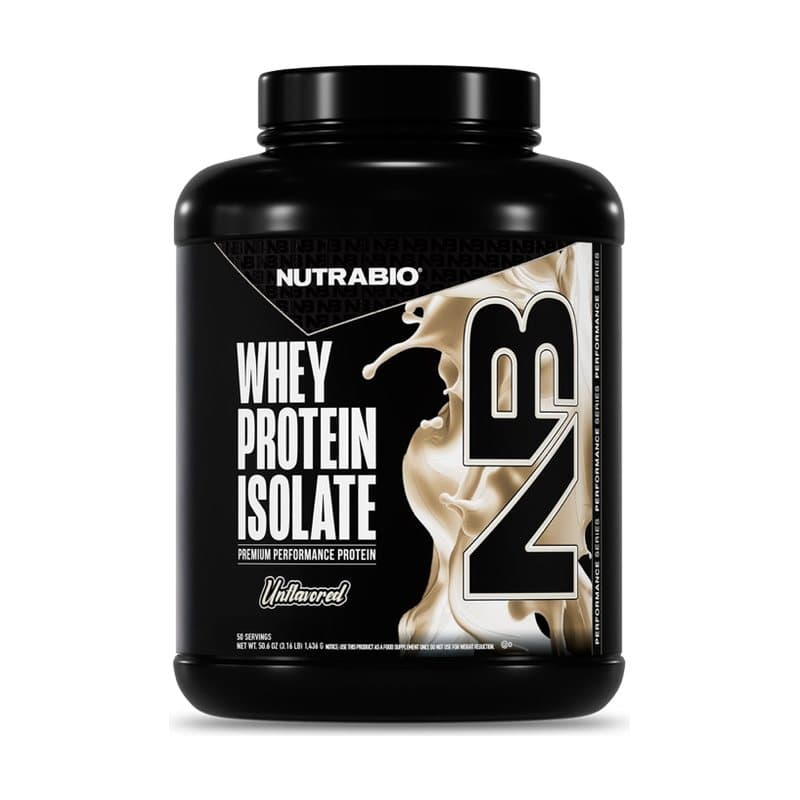NutraBio Whey Protein Isolate Powder