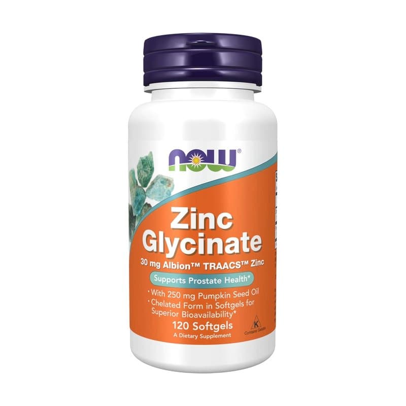 Piping Rock Zinc Glycinate with Pumpkin Seed Oil, 30 mg, 120 Softgels
