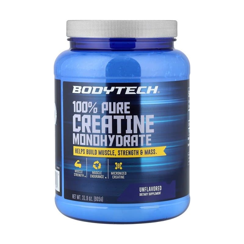 BodyTech BodyTech, 100% Pure Creatine Monohydrate, Unflavored, 31.9 oz (905 g)
