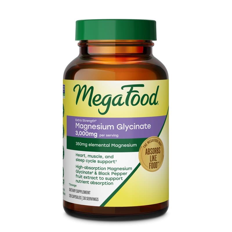 MegaFood Extra Strength Magnesium Glycinate Capsules
