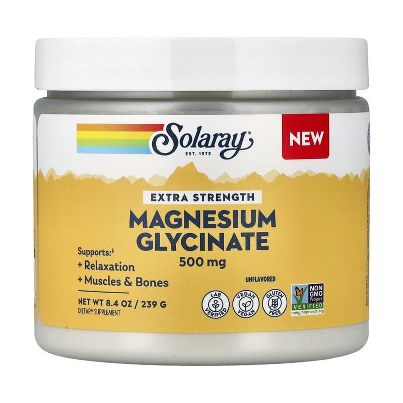 Solaray Solaray, Magnesium Glycinate, Unflavored, 8.4 oz (239 g)