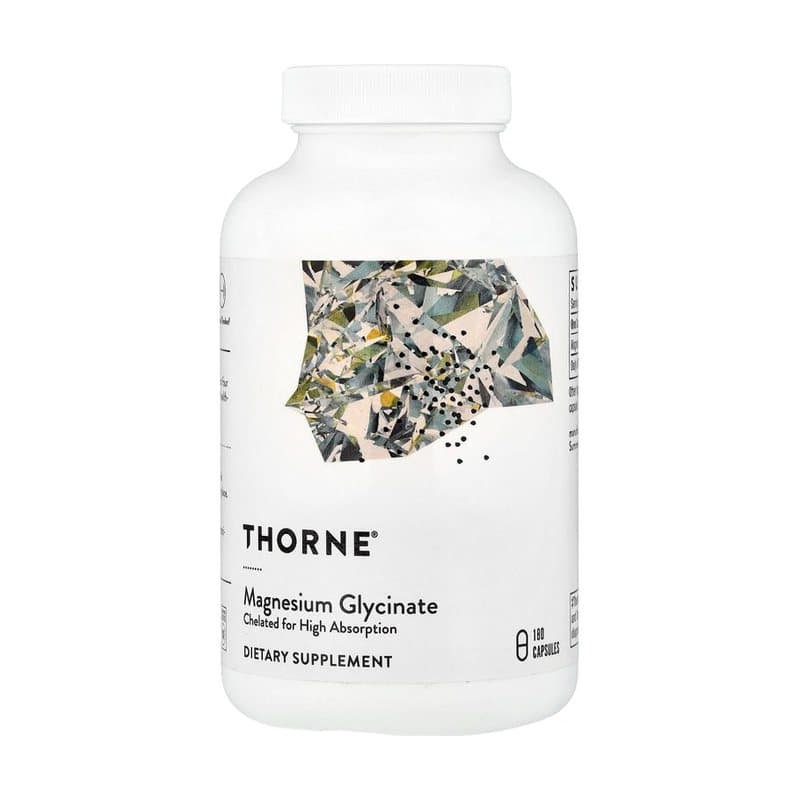 Thorne Thorne, Magnesium Glycinate, 180 Capsules (120 mg per Capsule)
