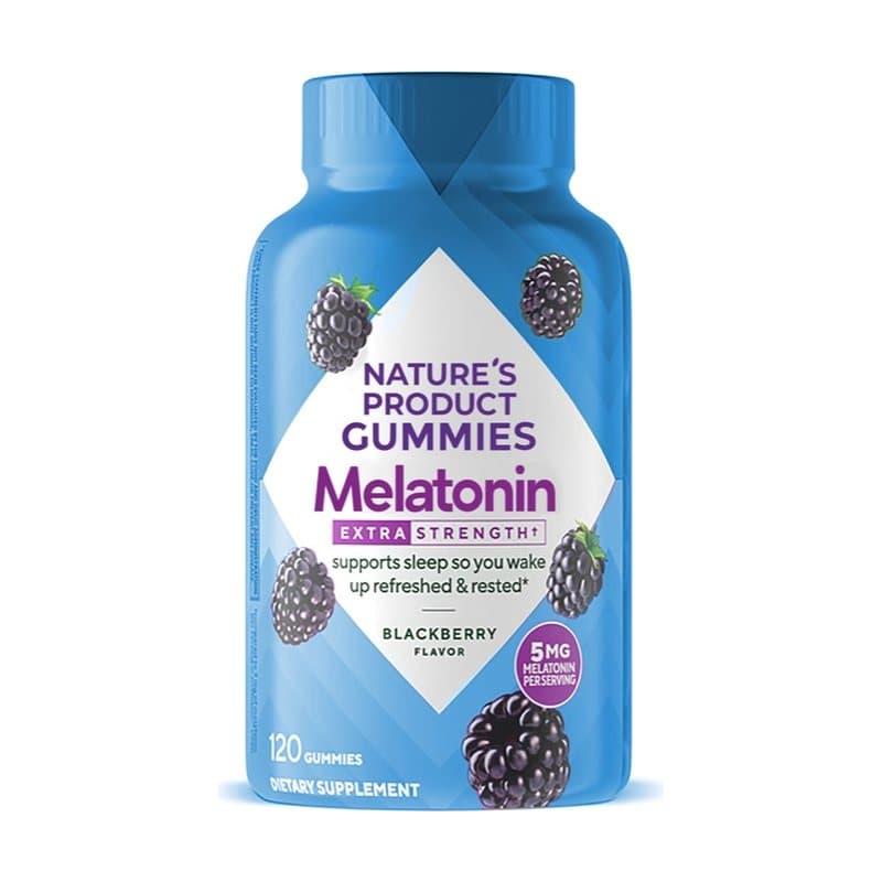 Piping Rock Melatonin (Blackberry) Gummies, 5 mg (per serving), 120 Gummies