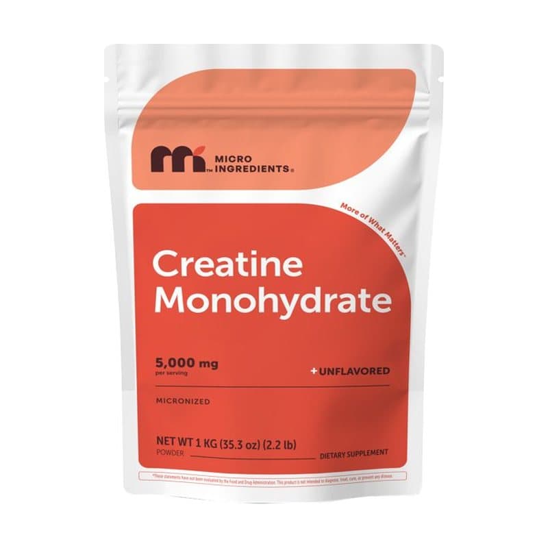 Micro Ingredients Micronized Creatine Monohydrate Powder - Unflavored