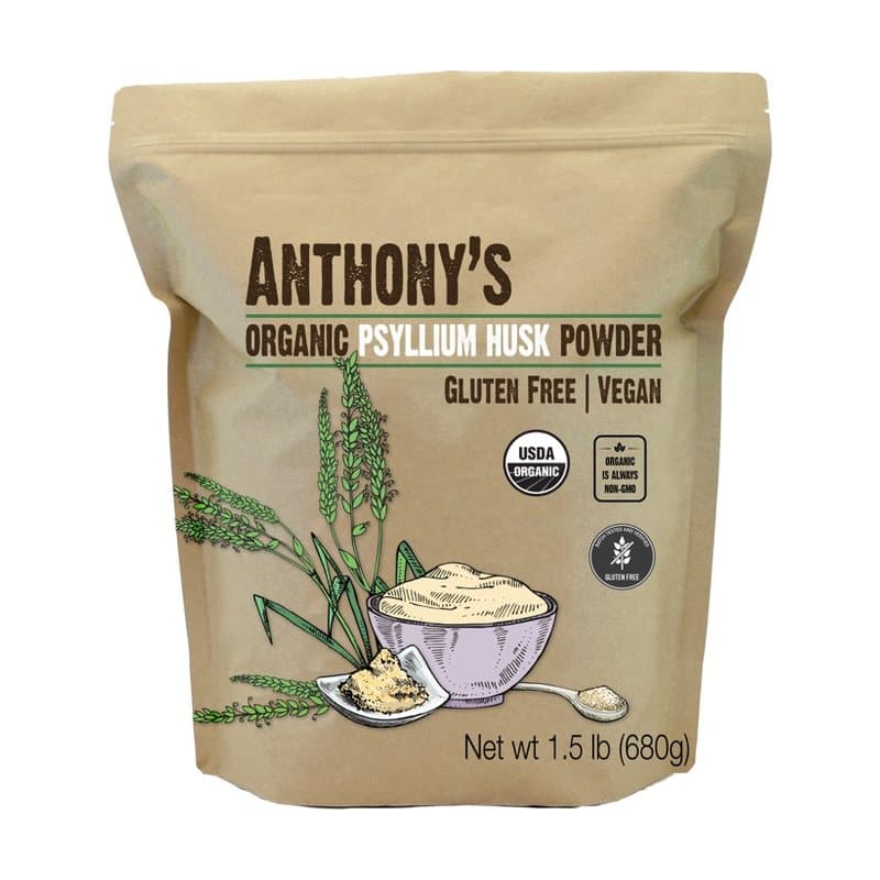 Anthony's Organic Psyllium Husk Powder