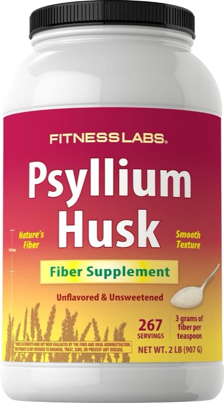 Piping Rock Psyllium Husks, 2 lb (907 g) Bottle