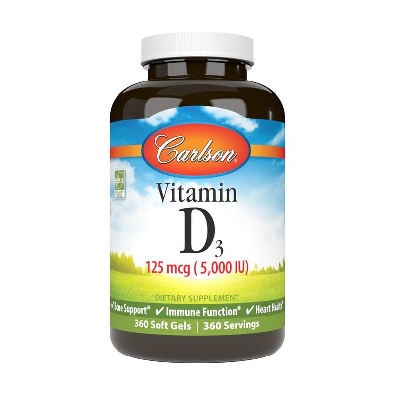 Carlson Vitamin D3 5,000 IU (125 mcg)