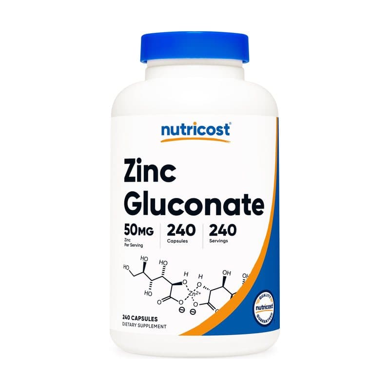 Nutricost Zinc Gluconate Capsules